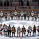 The Pittsburgh Penguins and Anaheim Ducks honored Adam Johnson on Monday night